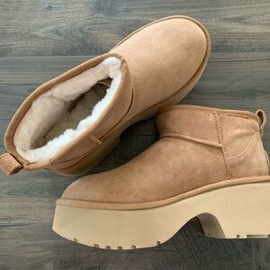 UGG Women's Classic Ultra Mini New Heights Fashion Boot